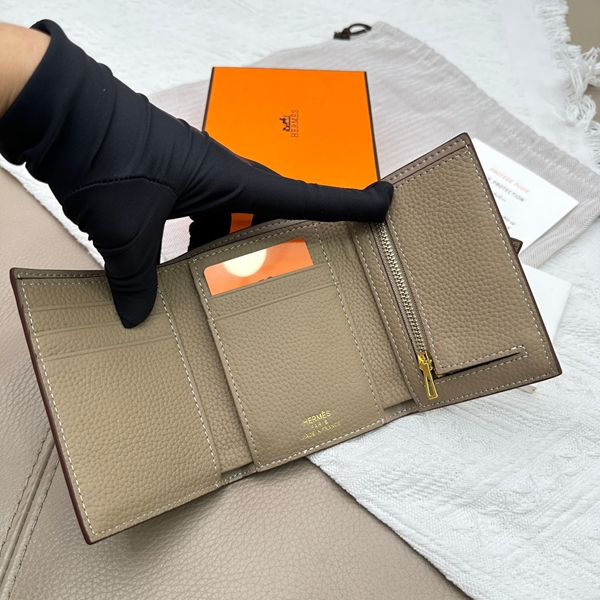 エルメス財布コピー角部分ディテール